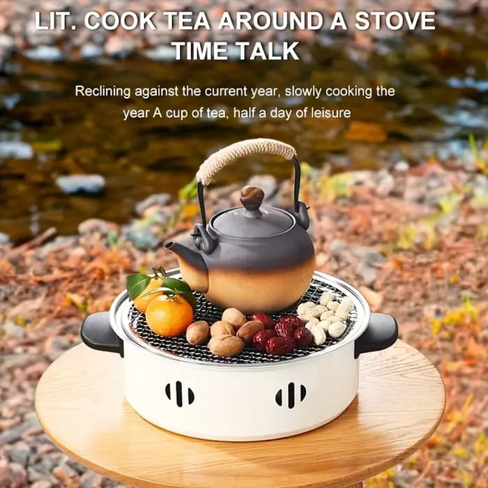 1 pièce Gril de table portable polyvalent avec grille