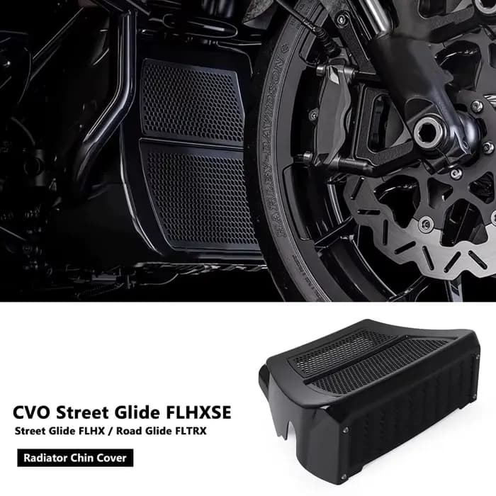 Couvercle de menton de radiateur inférieur pour moto Touring CVO Street Glide FLTRXSE CVO Road Glide FLTRX, becquet avant, 2025 2024