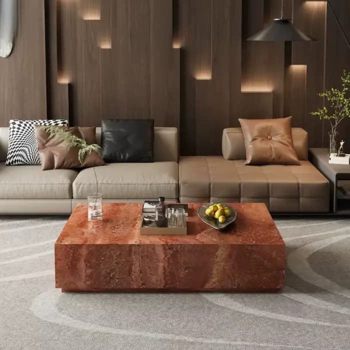 Table basse en marbre de luxe