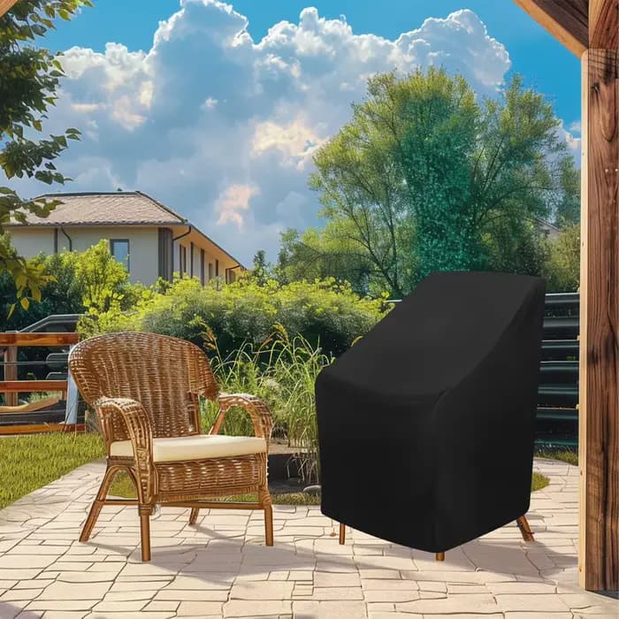 Housse de chaise d'extérieur empilable pour jardin