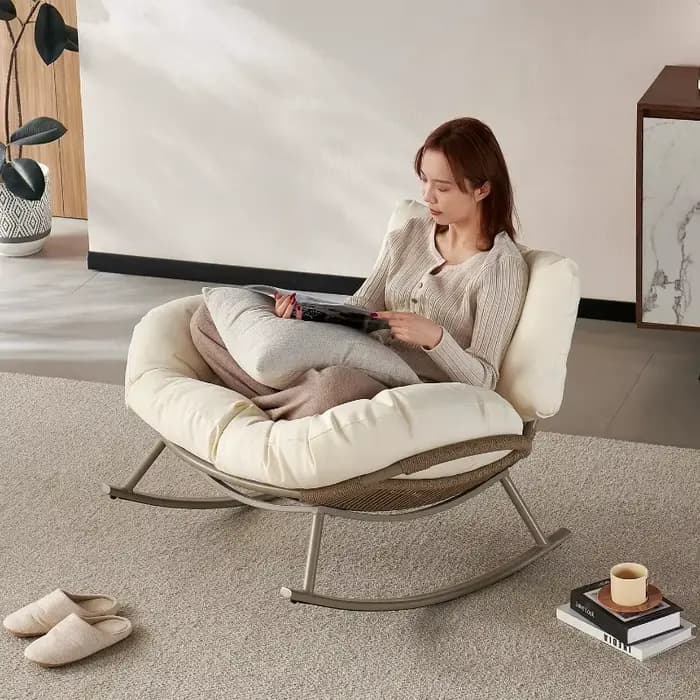 Fauteuils de salon en rotin