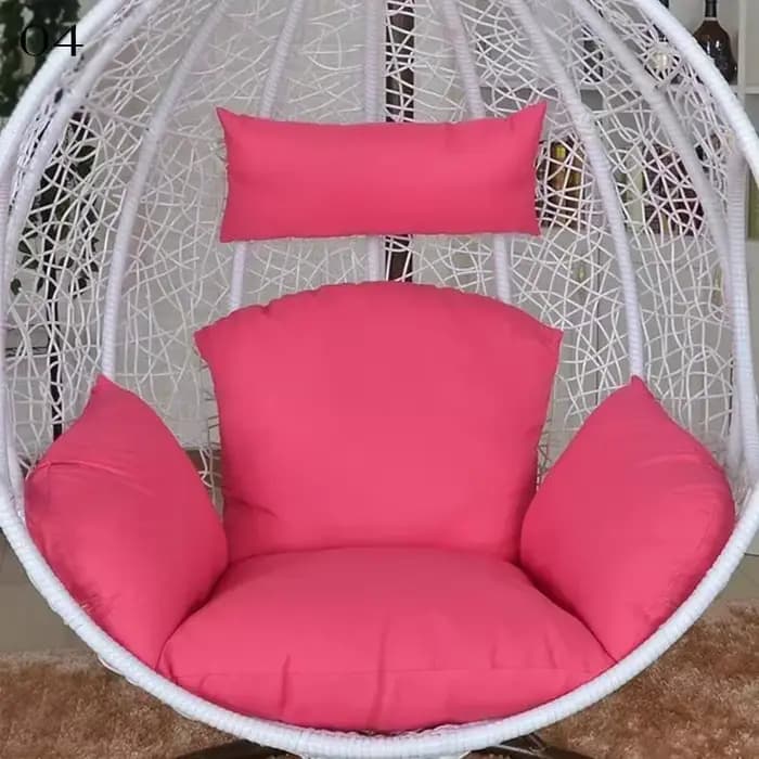 Juste de coussin en coton pour chaise pivotante et taie d'oreiller d'extérieur