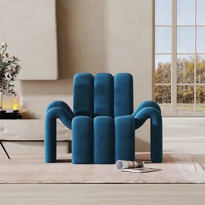 Fauteuil lounge en tissu