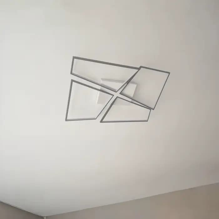 Plafonnier de salon italien minimaliste rectangulaire moderne, luminaire créatif luxueux haut de gamme pour la pièce