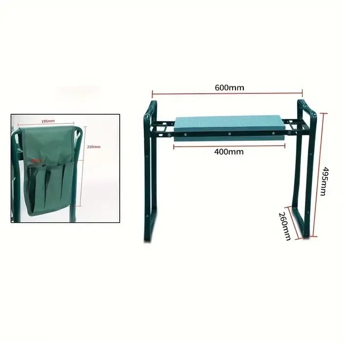 Tabouret pliant portable pour jardinage