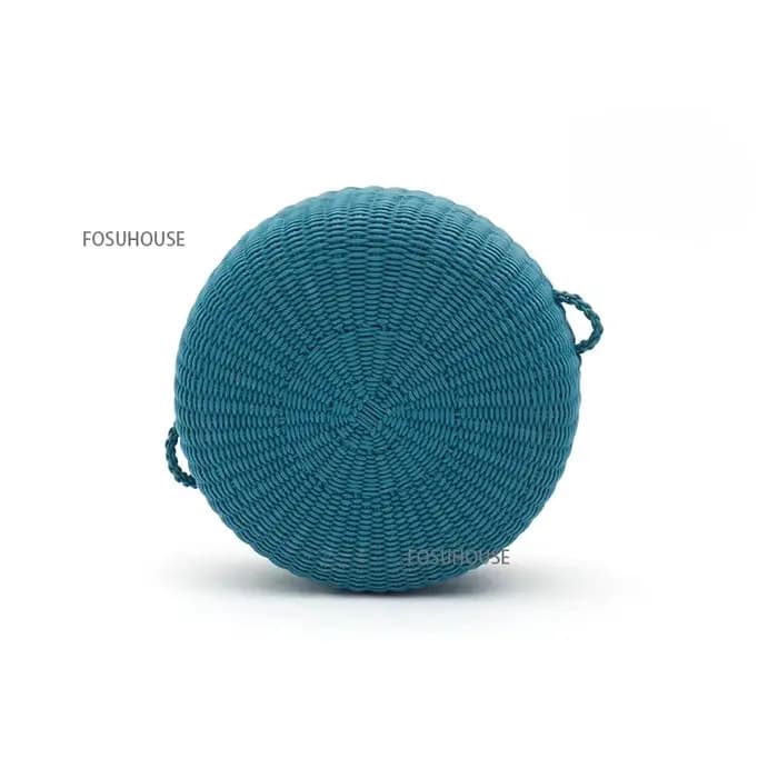 Corde tissé Tatami coussin chaise longue meubles d'extérieur nordiques rotin