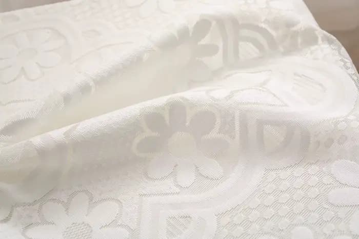 Nappe carrée en dentelle, fleur blanche, rétro européenne brodée, couverture en lin pour table à manger, fête de mariage, jardin, décoration de la maison