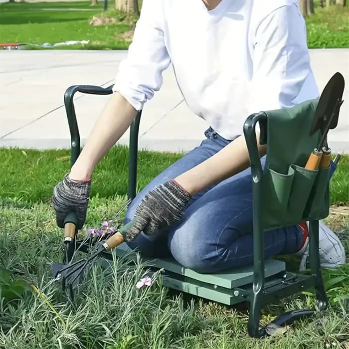 Tabouret de jardin en fer renforcé antirouille