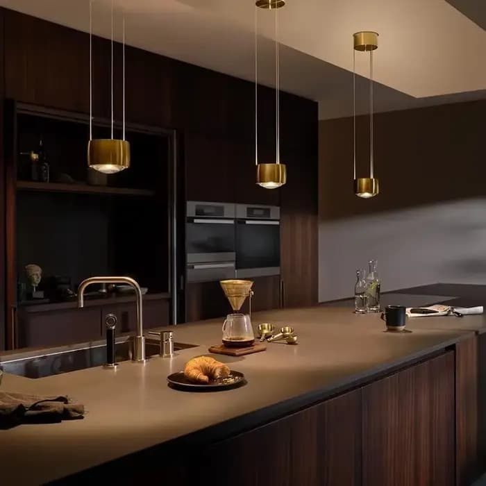 Lustre suspendu moderne réglable pour îlot de cuisine, salle à manger, bar, table, chambre à coucher, chevet, éclairage LED