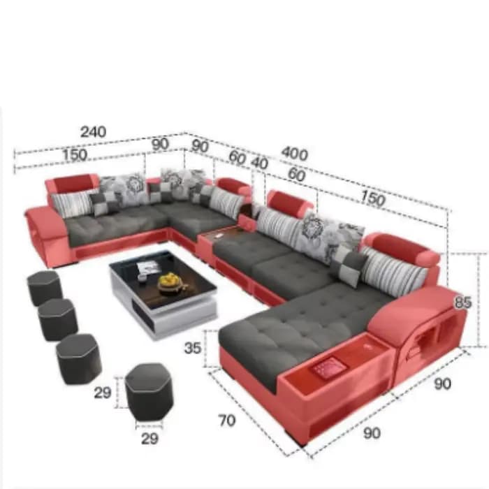 Adultes sol canapé salon minimaliste nordique appartement bras