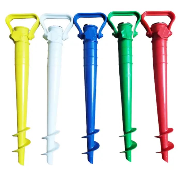 Porte-parapluie de plage antirouille, support de Parasol de plage, pointe de sol pour plage, pêche sauvage