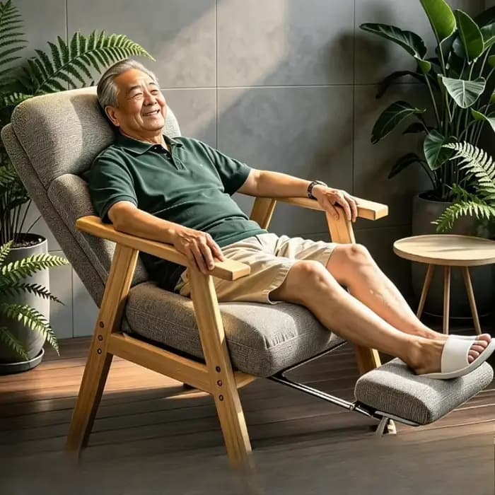 Chaises de salon en bois de luxe italien