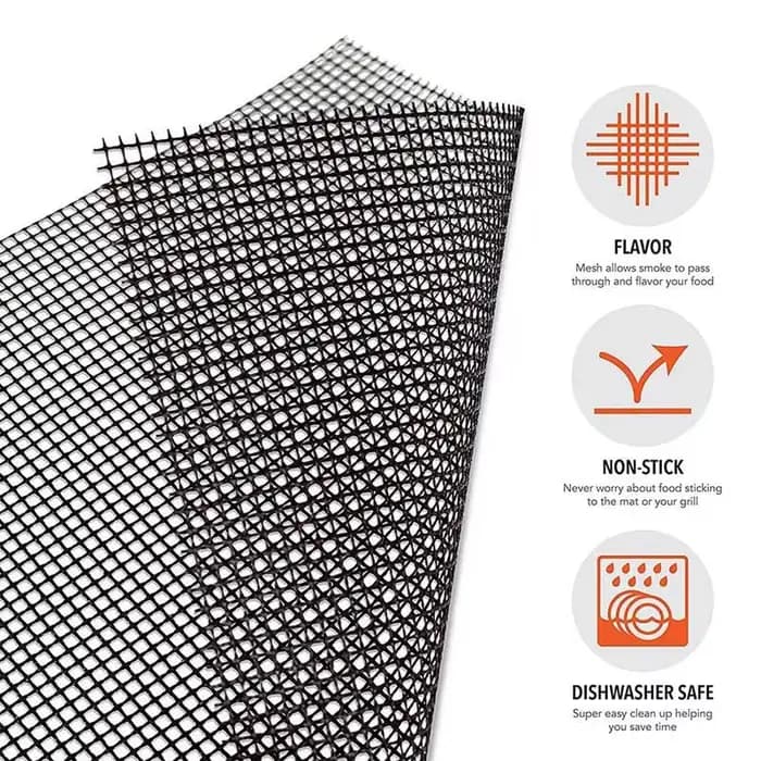 YOMEEI 1 pièces Barbecue tapis à griller grille forme