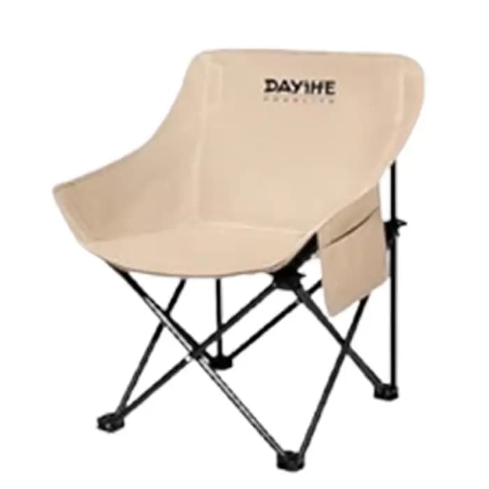 Plage lune Chaise pliante légère dossier haut extérieur Portable
