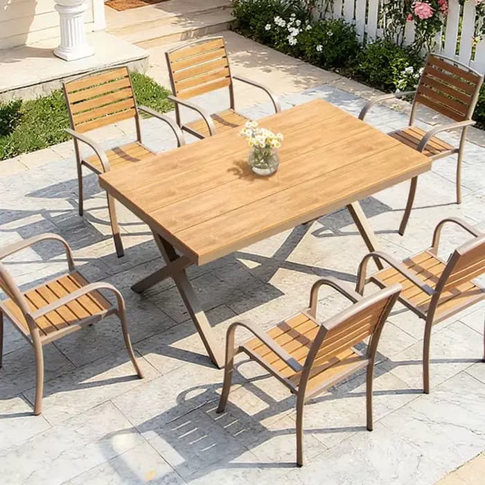 Ensembles de meubles de jardin modernes en bois