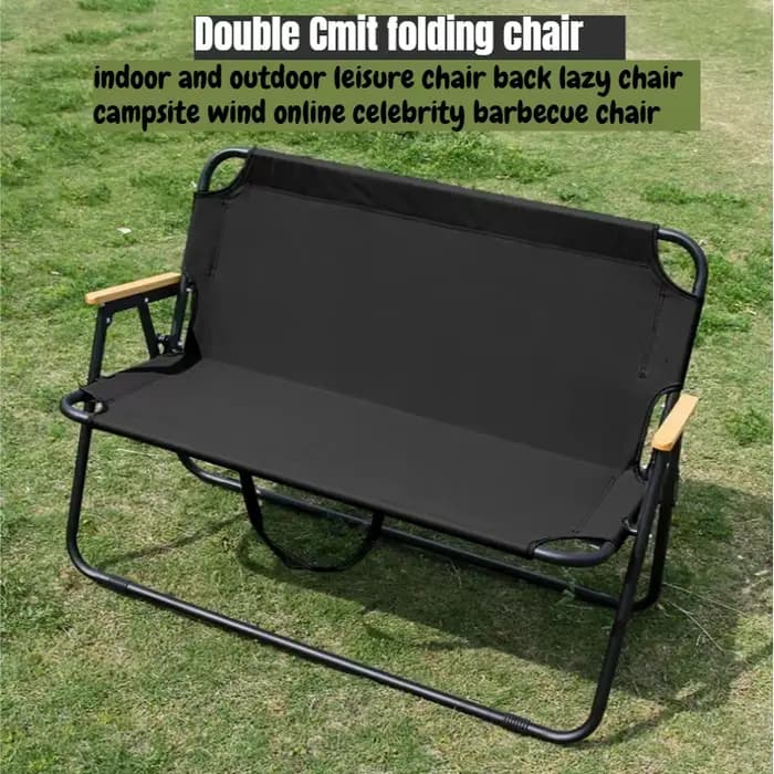 Tabouret de camping pliable avec accoudoirs pour adultes