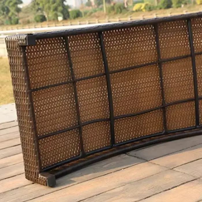 Rotin léger chaise pliante jardin plage piscine