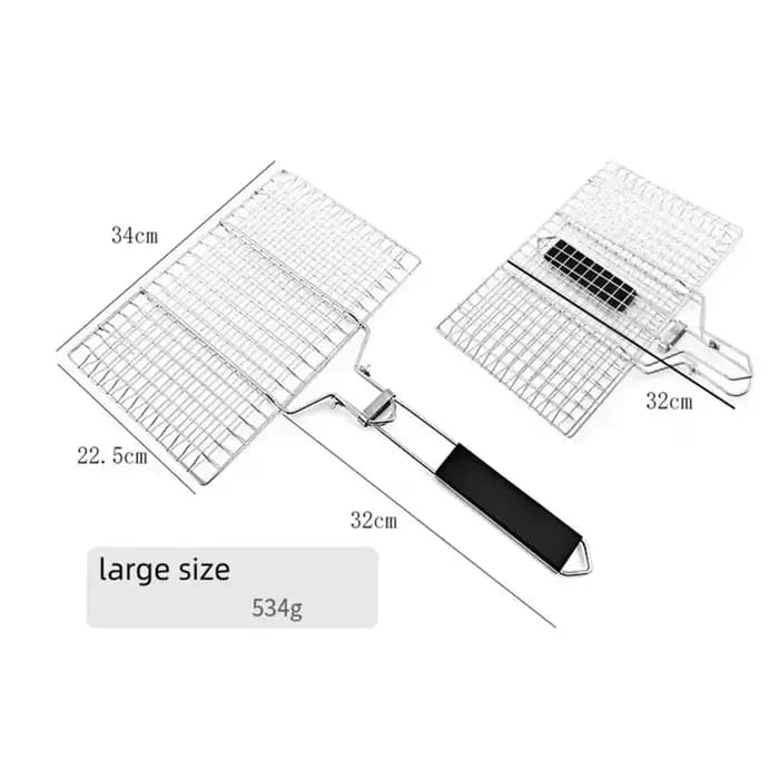 Maille antiarina en acier inoxydable pour barbecue