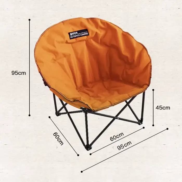 Chaises De Camping compactes Orange
