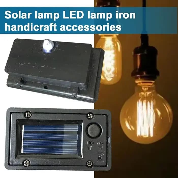 Boîte de rangement solaire carrée pour lampe LED de jardin