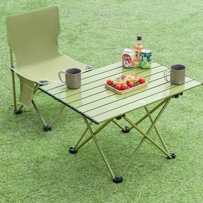 Table de camping pliable d'extérieur