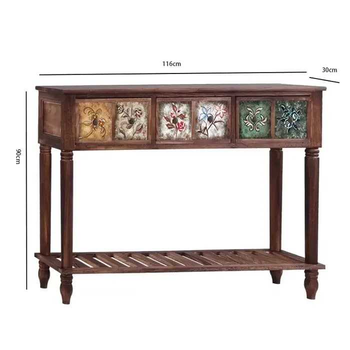 Tables consoles étroites italiennes