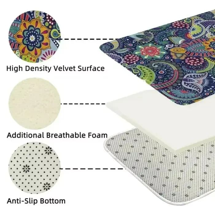 Tapis noir de Style bohémien, résistant aux taches, turc, pour salon, chambre à coucher, Table basse, cadeau, décoration de maison à la mode