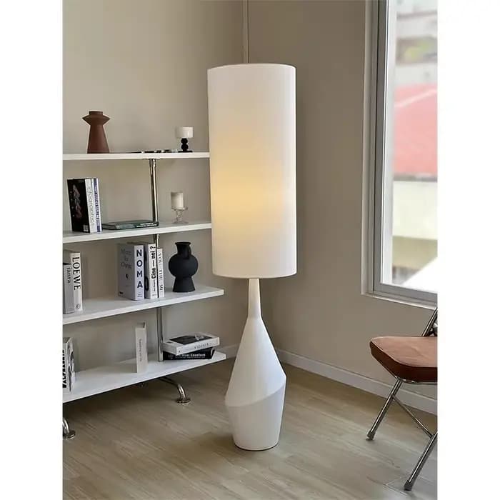 Lampadaire à LED de style scandinave, décoration de chambre de style crème pour le salon, la chambre à coucher