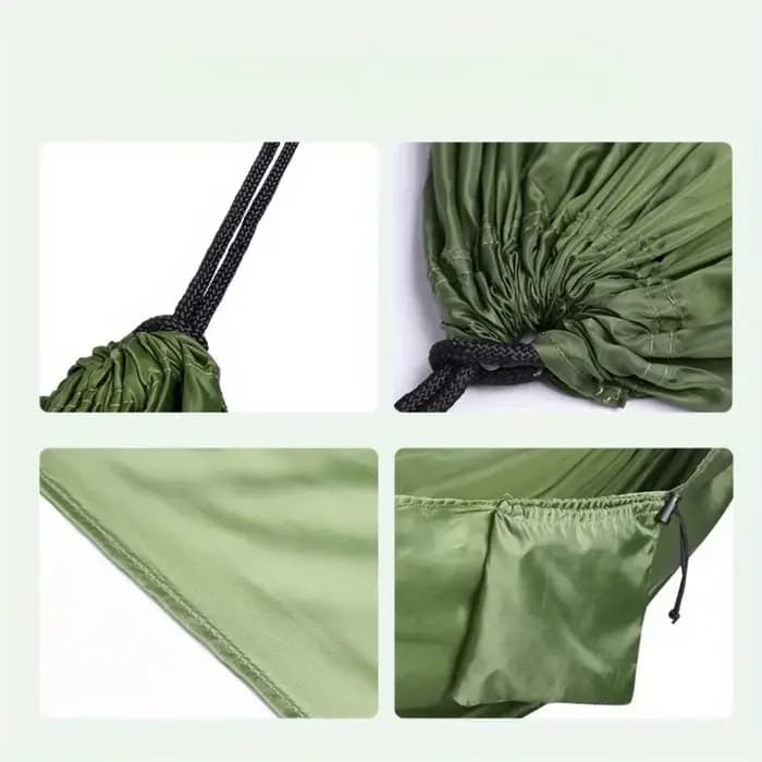 Hamac de camping portable et léger avec sac de rangement et cordes pour la randonnée