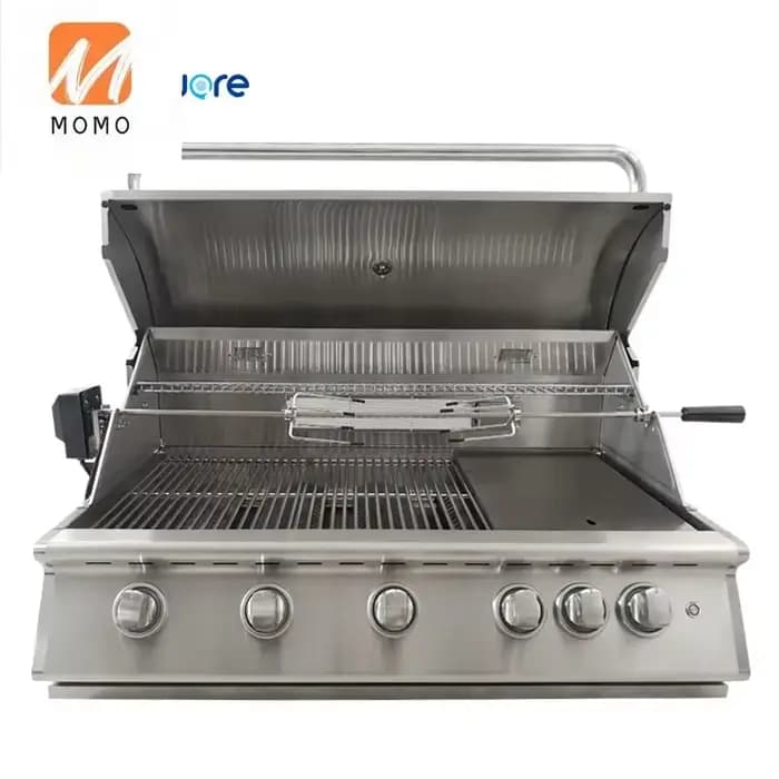 Ensemble de cuisine en acier inoxydable pour l'extérieur, ustensiles de cuisine de camping, gril à gaz, barbecue, cour, villa, bar, fête