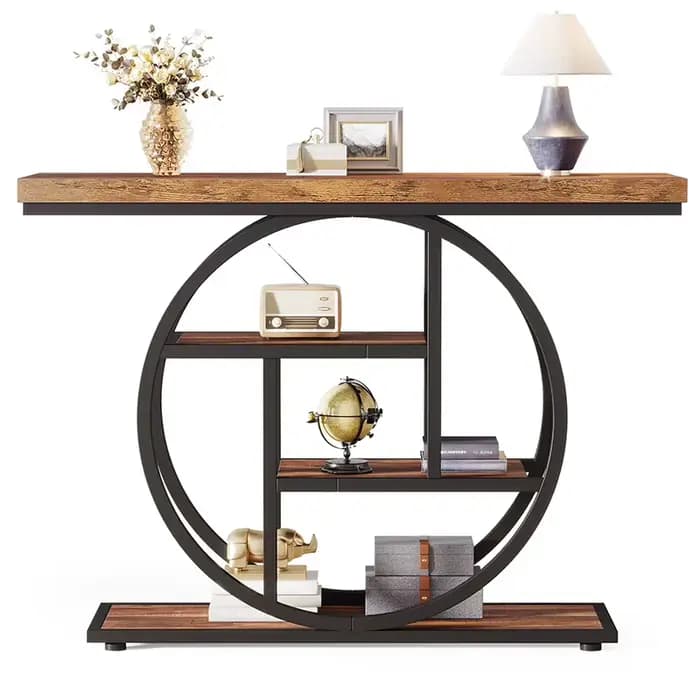 Table console moderne de style mid-century