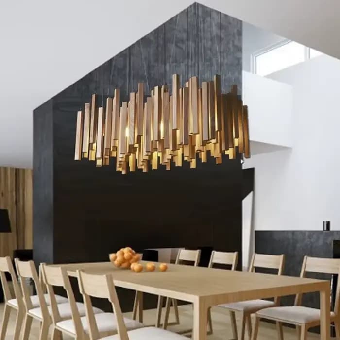 Lampe de plafond en bois japonaise, lustre de restaurant, décoration de chambre, lampes suspendues, éclairage pour salon, luminaire