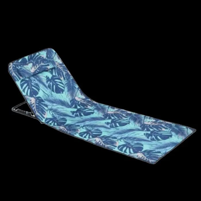 Chaise longue de plage pliable avec fonction inclinable