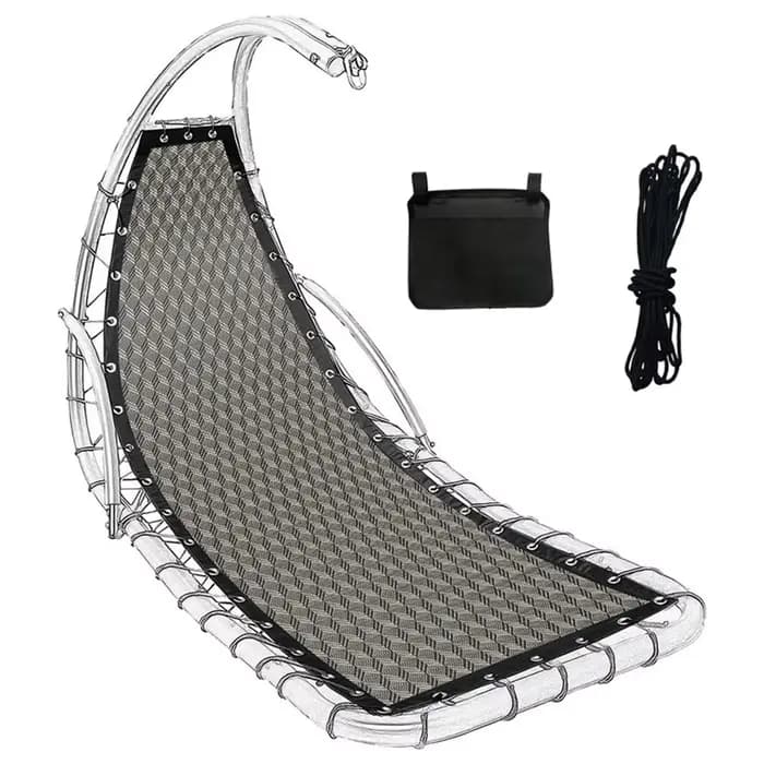Chaise suspendue en tissu à ajustement parfait