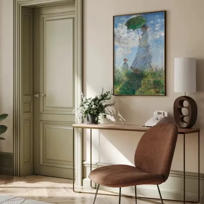 Claude Monet affiche de paysage impressionniste Vintage campagne jardin fleur Nature toile peinture mur Art chambre décor à la maison