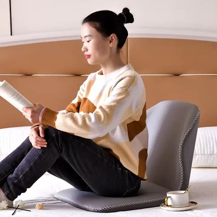 Tatami japonais chaise de sol de luxe siège de fenêtre canapé paresseux sans dossier chambre lecture salon sièges pas de conception de jambe