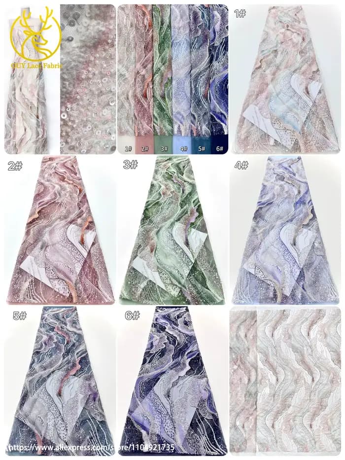 Dernières dames françaises robes de soirée de luxe dentelle tissus de haute qualité marié africain perlé paillettes Tulle dentelle tissus