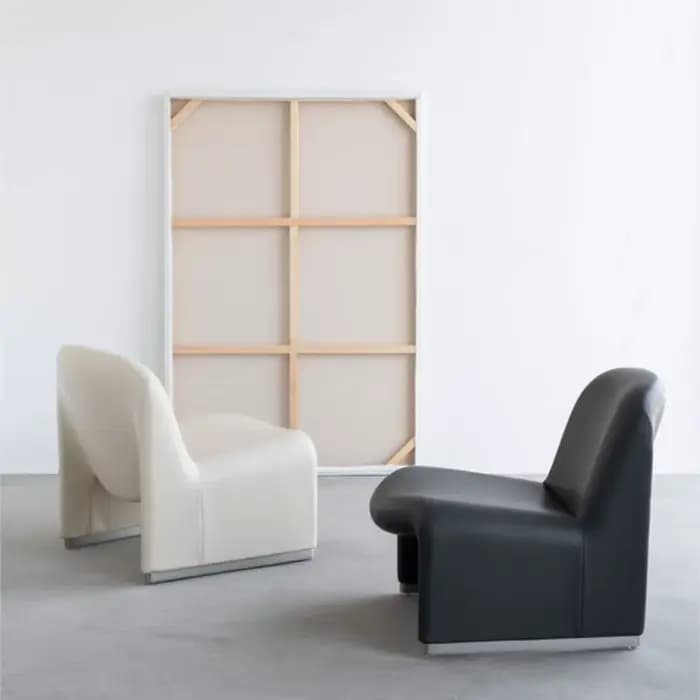 Fauteuil lounge scandinave Bauhaus