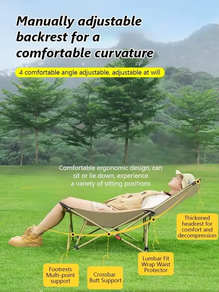Chaise longue pliante d'extérieur