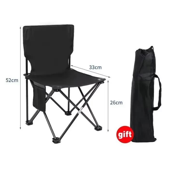 Chaise Pliante Portable d'Extérieur avec Sac de Rangement