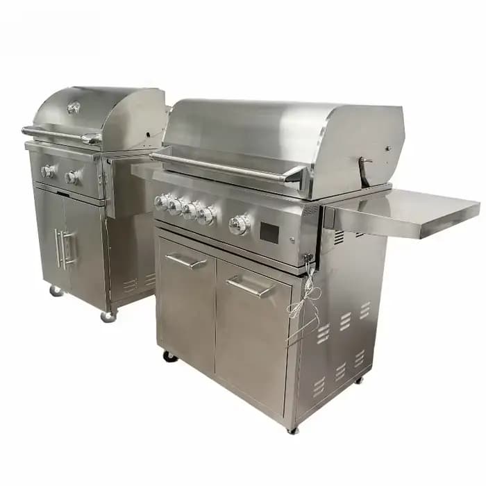 Grill de Barbecue au GPL à deux à cinq brûleurs