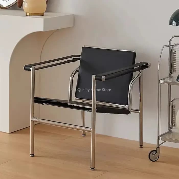 Le Corbusier Style italien canapé simple chaise design Vintage