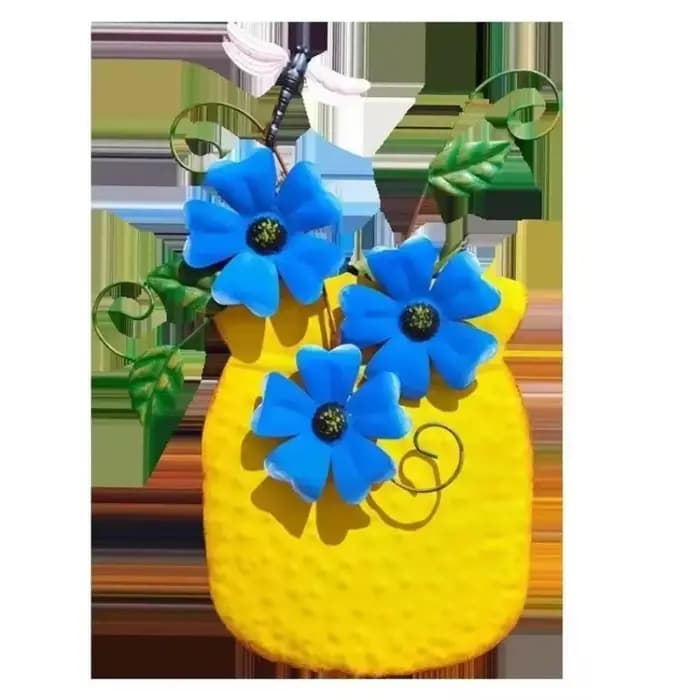 Vases de jardin à fleurs en métal