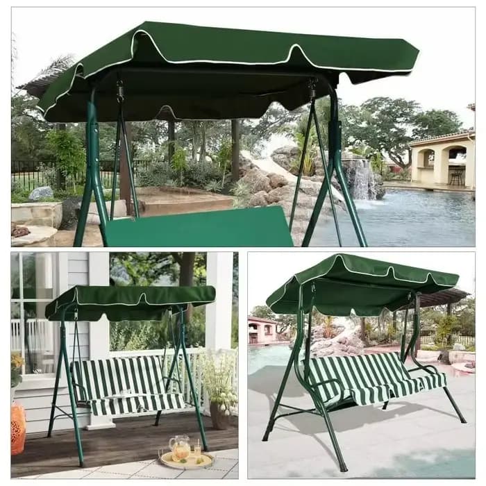Housse de remplacement pour balançoire de jardin 2/3 places