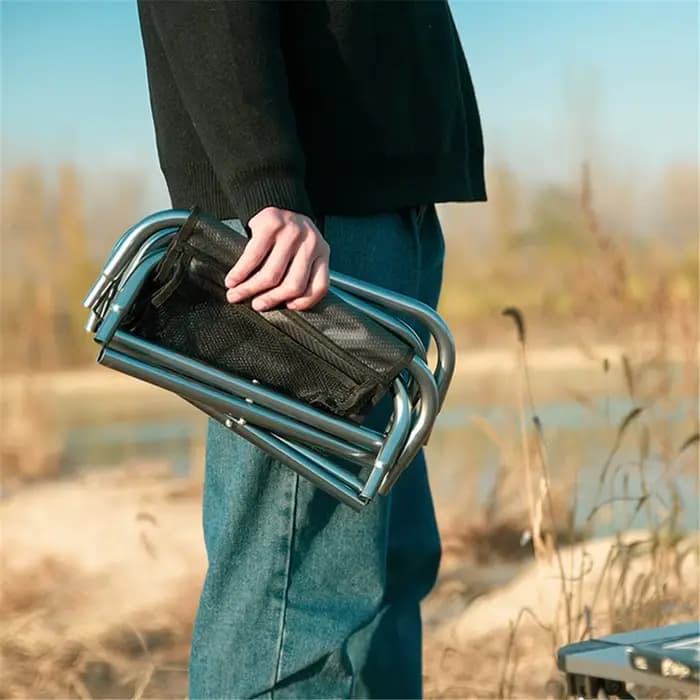 Petit tabouret pliant banc