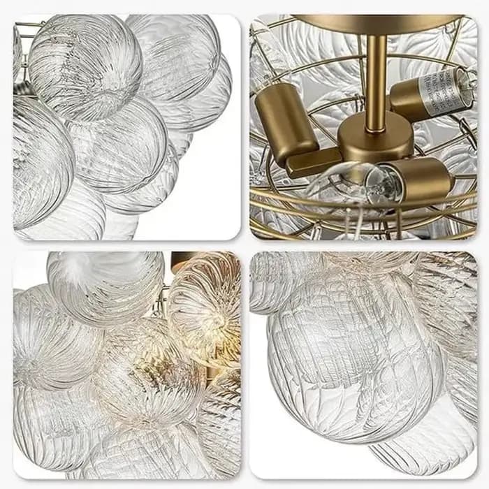 Plafonnier au design moderne, luminaire décoratif d'intérieur, idéal pour un salon ou une table à manger Chambre à coucher nordique.