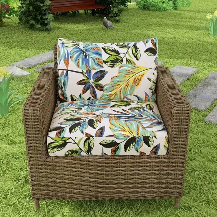 Housse de coussin extérieure extensible pour patio