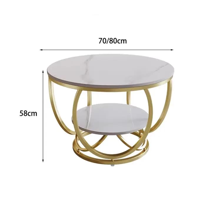 Table Basse De luxe française minimaliste verre Glam