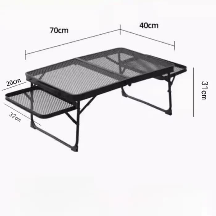 Patio moderne Table extérieure salon bistro Portable Camping