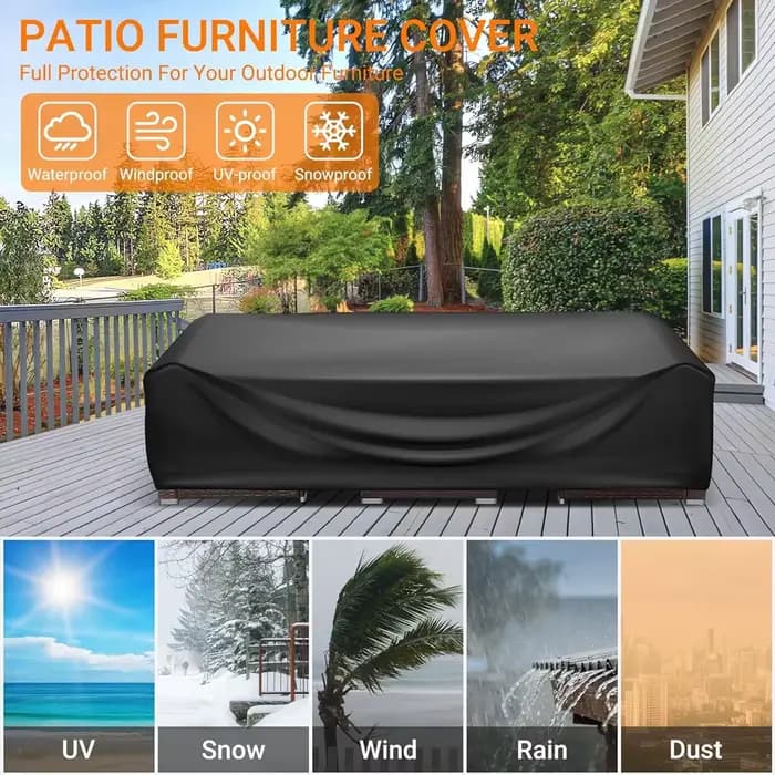 Housse de protection Oxford 210D pour meubles de jardin